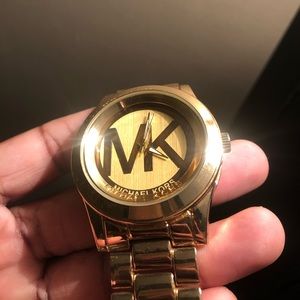 Gold Michael kors watch